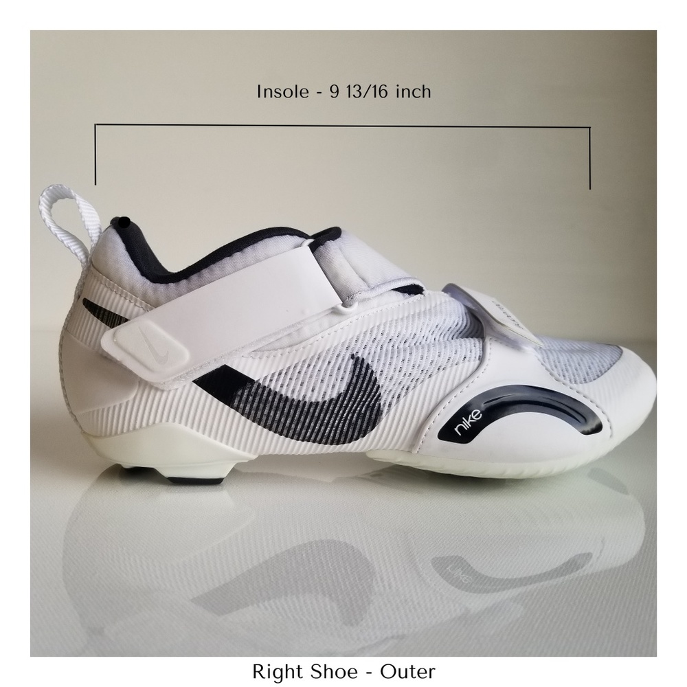 Size 8.5 (fits like a 7.5) | Nike Women's SuperRep Indoor Cycling Shoes White